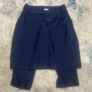 Navy Swim Skirt